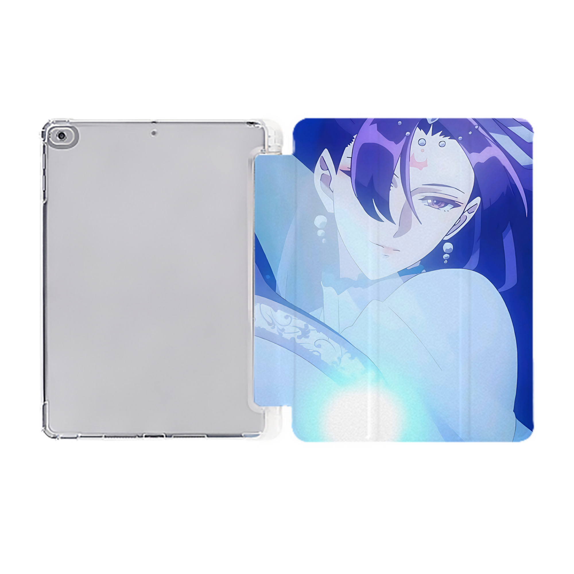 （画像用） 薬屋のひとりごと The Apothecary Diaries IPad ケース ペン収納付き 三つ折りスタンド PUレザー×シリコン 対応機種9.5/10.5/10.9インチ